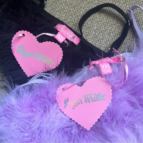 Sugar Thrillz LaLa La Fleur Boob Tubes - Picture 3 of 3